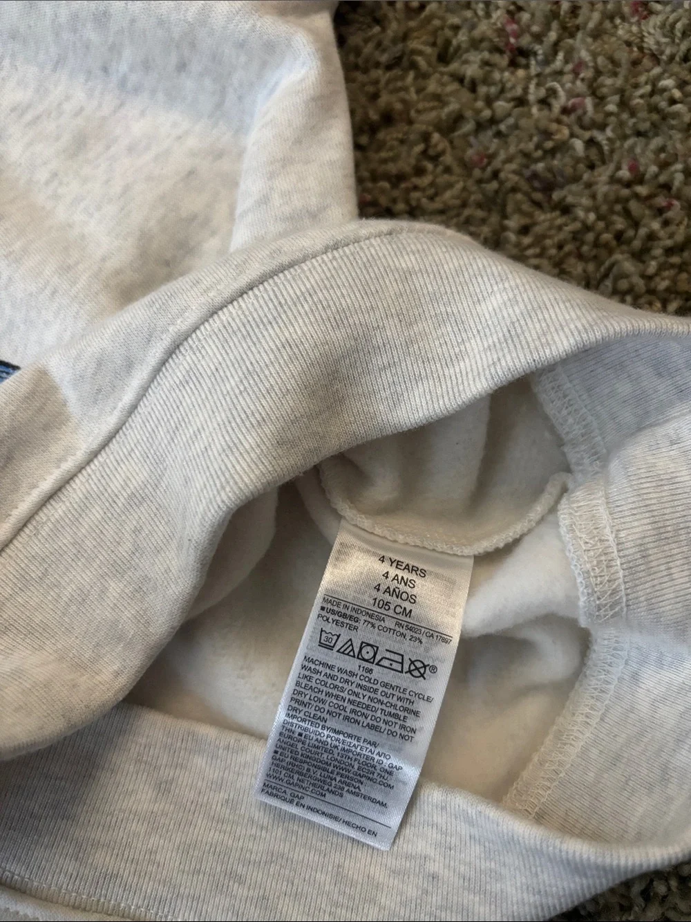 Gap x Disney Toddler Mickey Mouse Denim Jacket Graphic Sweatshirt NWT Kids Sz 4